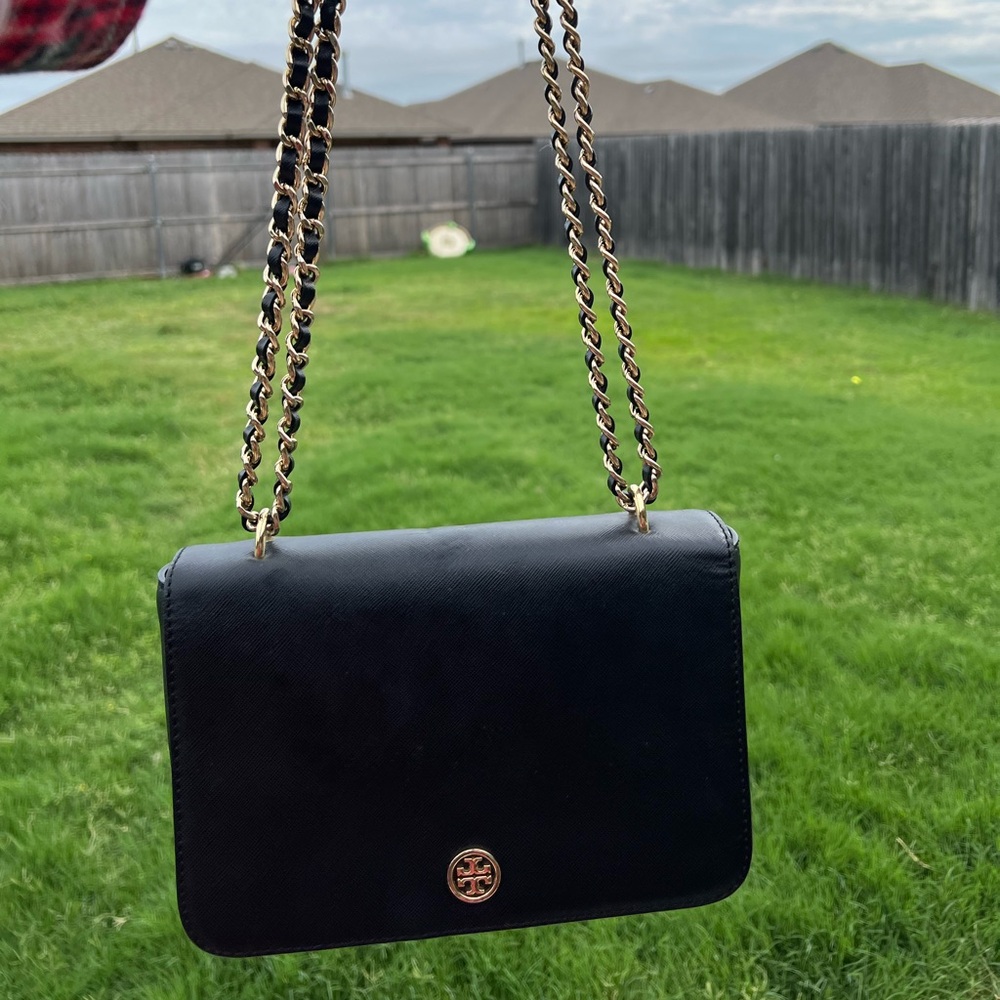 Tory Burch Robinson Adjustable Chain Flap Bag Gem